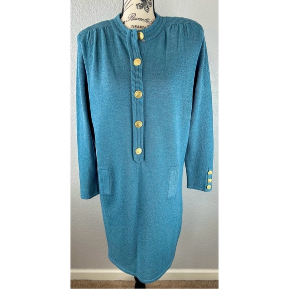 Don Sayers For Wellmore NWT Vintage Deadstock 80’s Knit Dress, size 8 - Picture 3 of 7